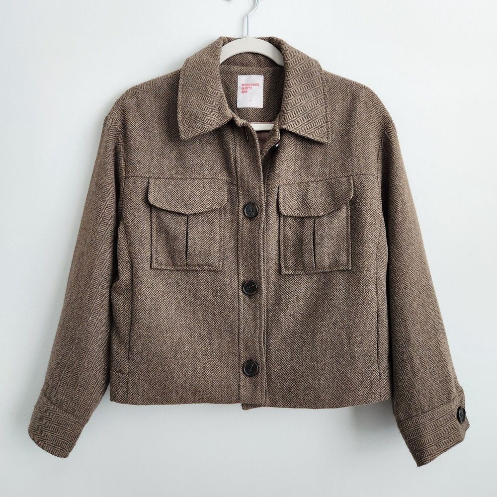 8 Seconds Herringbone Wool Jacket - Size S